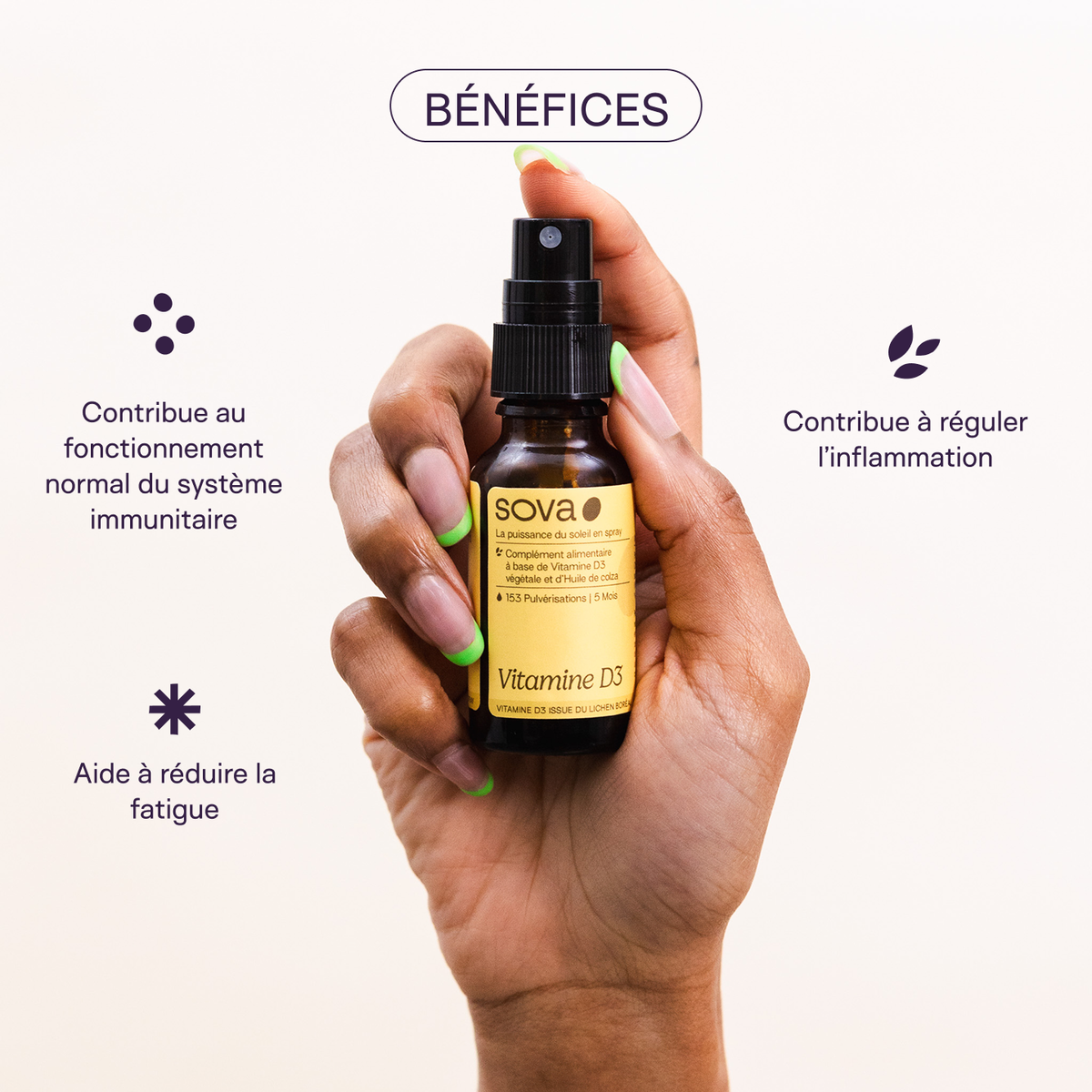 VITAMINE D3 Végétalienne - Soutien immunitaire